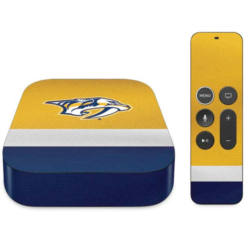 NHL Nashville Predators Alternate Jersey Apple TV Skin